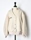 RUMCHE��VAN Wool Mohair Stadium Jumper / ivory