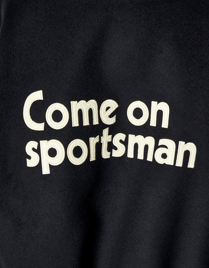 RUMCHE��VAN Wool Mohair Stadium Jumper / black