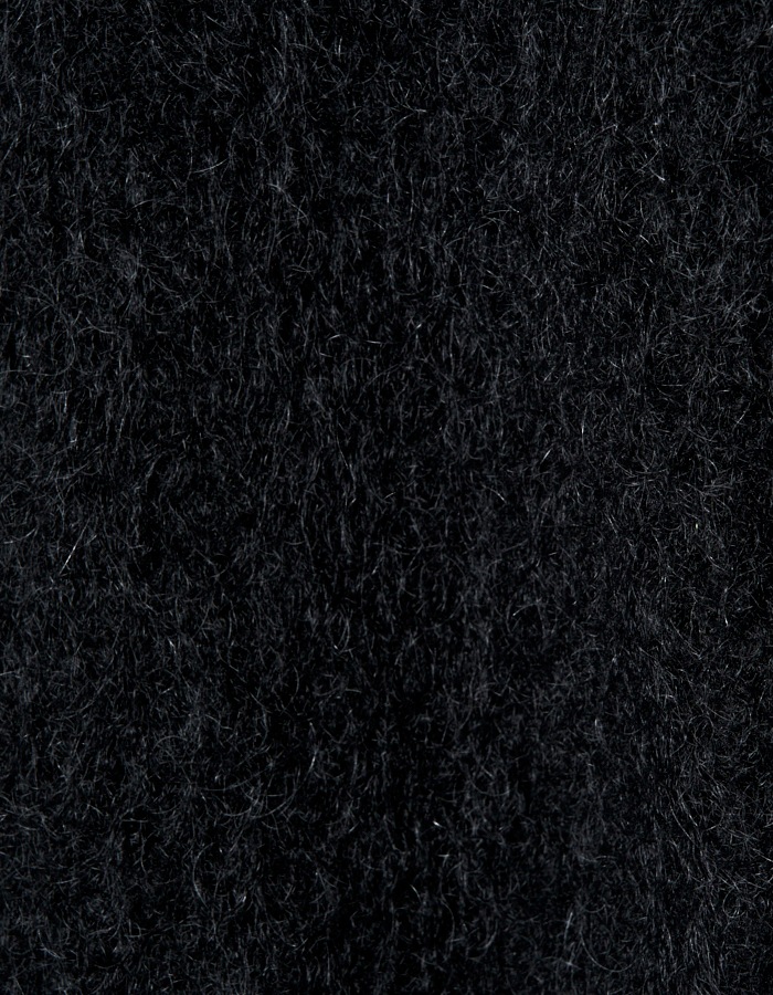 RUMCHE��VAN Wool Mohair Stadium Jumper / black