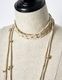 Ladder Bond Yarn Choker / beige