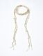 Ladder Bond Yarn Choker / beige
