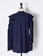 Bond Yarn Collar Blouse / navy