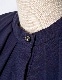 Bond Yarn Collar Blouse / navy