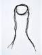 Ladder Bond Yarn Choker / black