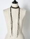 Ladder Bond Yarn Choker / black