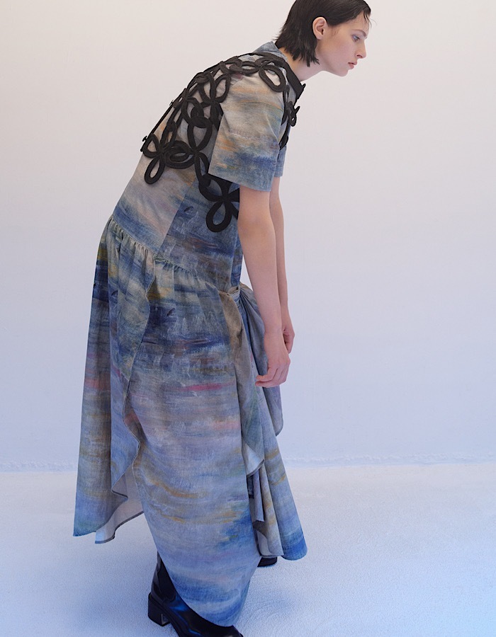 もっち⭐︎RUMCHE Bond Yarn Vest ブラック　ホワイト もっち⭐︎RUMCHE Bond Yarn Vest ブラック ホワイト RUMCHE Bond Yarn