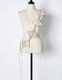 Leaf Bond Yarn Belt / beige