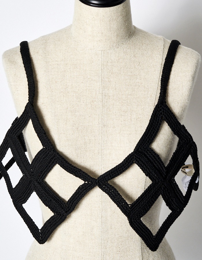 Remake T-shirt Knit Bustier / multi | REMAKE | RUMCHE