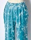 Tree Shade Velor Trousers / sax blue