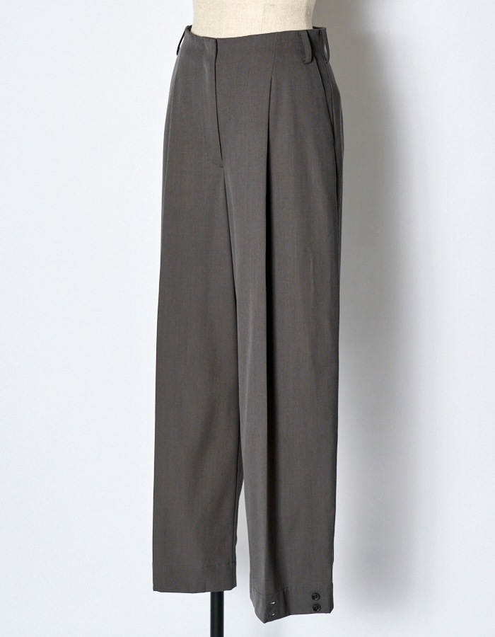 2way Tuck Form Trousers / gray