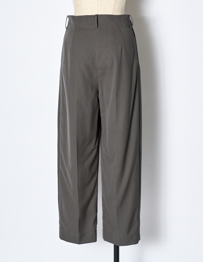 2way Tuck Form Trousers / gray