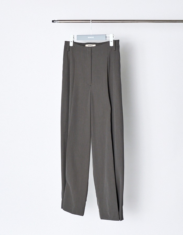 2way Tuck Form Trousers / gray