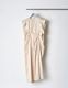 Layered Tuck Dress / beige