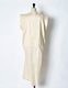 Layered Tuck Dress / beige
