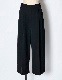 2way Tuck Form Trousers / black