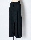 2way Tuck Form Trousers / black