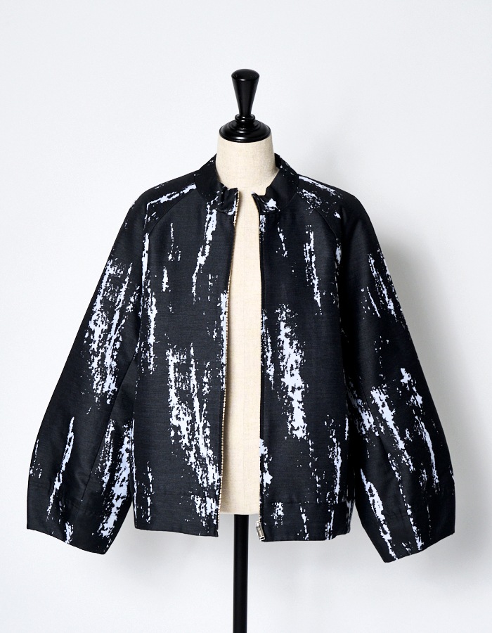 Woodpecker Jacquard Blouson / black