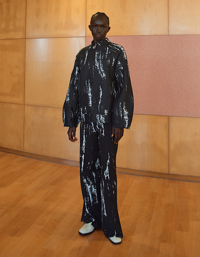 Woodpecker Jacquard Blouson / black