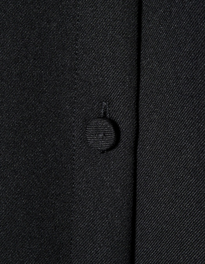 Landscape Embroidery Dress / black