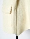 River Short Duffle Coat / white