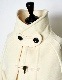 River Short Duffle Coat / white