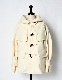 River Short Duffle Coat / white