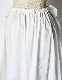Sun & Moon Ruffle Skirt / white
