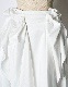 Sun & Moon Ruffle Skirt / white