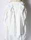 Sun & Moon Ruffle Skirt / white