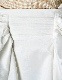 Sun & Moon Ruffle Skirt / white