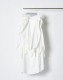 Sun & Moon Ruffle Skirt / white