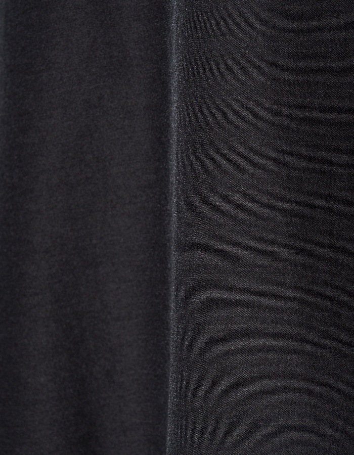 Stitch Balloon Dress / black