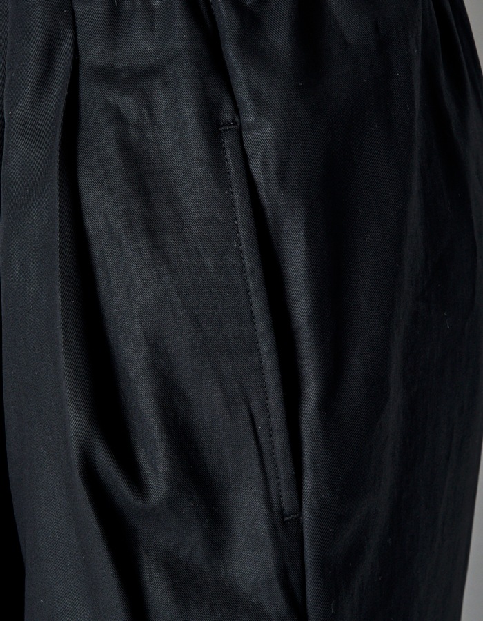 Tuck Gathered Skirt / black