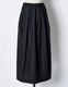 Tuck Gathered Skirt / black