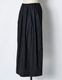 Tuck Gathered Skirt / black