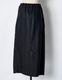 Tuck Gathered Skirt / black