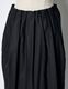Tuck Gathered Skirt / black