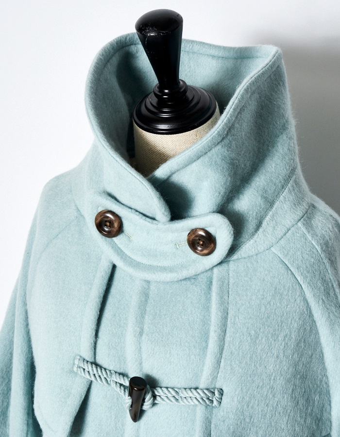 Shaggy River Short Duffle Coat / mint