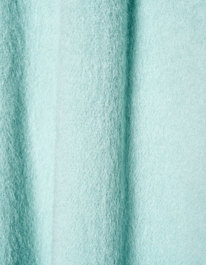 Shaggy River Short Duffle Coat / mint