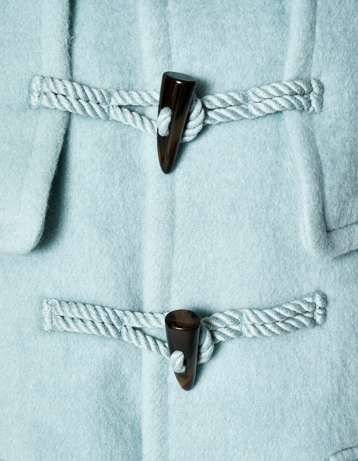 Shaggy River Short Duffle Coat / mint