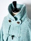 Shaggy River Short Duffle Coat / mint