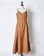 Asymmetry Camisole Dress / terracotta