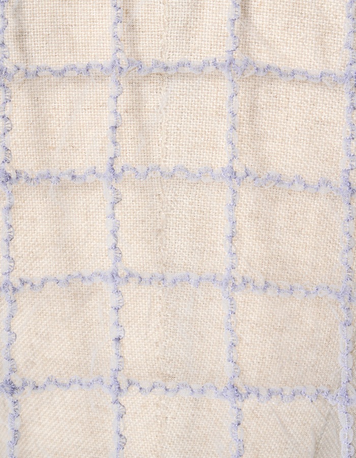 Tulle Shirring Skirt / lavender