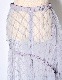 Tulle Shirring Skirt / lavender