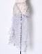 Tulle Shirring Skirt / lavender