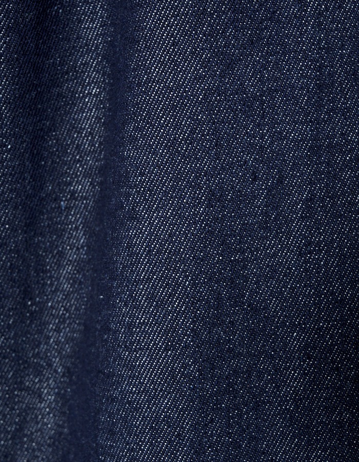 Denim Dot Mirror Shirt Jacket / indigo