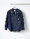 Denim Dot Mirror Shirt Jacket / indigo