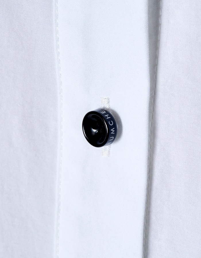 Stitch Balloon Dress / white