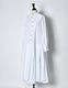 Stitch Balloon Dress / white