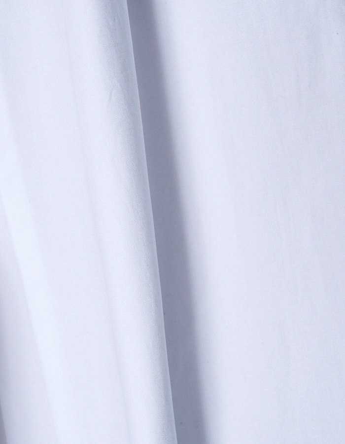 Cotton Moon Ruffle Shirt / white
